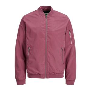 Chaqueta Bomber Clásica Ligera para Hombre, Color Sólido, Cierre de Cremallera, Cuello Alto Informal, Ropa Exterior - Product Image 2