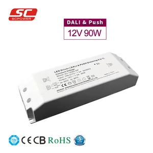 DALI-2 ENEC CB 30w 36w 60w 90W power dali Dimmable LED Driver for 12w led blub chip