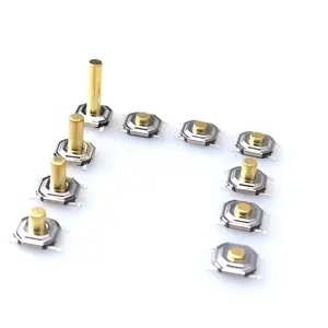 4 * 4 * 1.5 * 1.6/1.7/2/2.5/3/3.5/4/5 copper head micro button light touch switch SMD