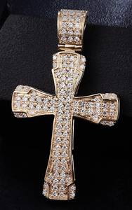 Nuevo colgante de Hip Hop, Diamante cultivado Leb de Plata de Ley 925 con colgante de Cruz de claridad VVS mejorado, atrae la atención de todos - Product Image 3