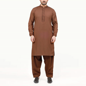New Arrival High Quality Cotton <b>Men</b> <b>Shalwar</b> <b>Kameez</b> Wholesale Prices Plain Dyed Quick Dry - Product Image 1