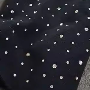 Chándal de diamantes de imitación informal para todos los días de algodón para chándal básico de diamantes de imitación unisex con pantalones para correr - Product Image 6