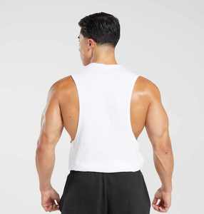 Camiseta sin mangas para hombre hecha a medida sin mangas con cuello redondo y diseño OEM para hombre - Product Image 5