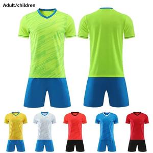 เสื้อเจอร์ซีย์เล่นฟุตบอลสำหรับเด็กผู้ใหญ่เสื้อยืดกีฬาซับเหงื่อสไตล์เดียวกันเสื้อยืดฝึกซ้อมใส่ได้ทั้งกลางวันและฤดูร้อน - Product Image 2