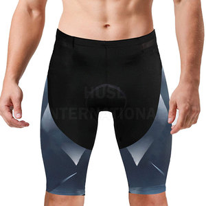 Shorts de cyclisme pour hommes, grande taille, antidérapants, rembourrés, respirants et absorbants, collants de vélo confortables - Product Image 6