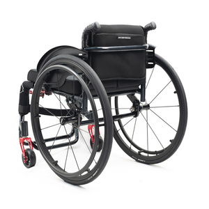 Silla <span class=keywords><strong>de</strong></span> <span class=keywords><strong>Ruedas</strong></span> Deportiva Manual <span class=keywords><strong>de</strong></span> Lujo, Cómoda, <span class=keywords><strong>de</strong></span> Aluminio, Compacta, Plegable, Ligera, con <span class=keywords><strong>Ruedas</strong></span> Grandes, en Oferta 2026 - Product Image 6