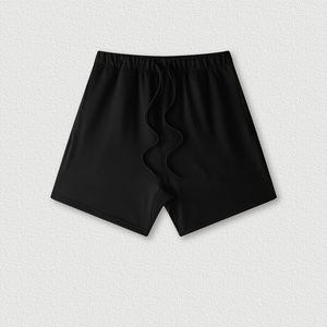 Short de course d'été personnalisé pour hommes, style décontracté 100% coton avec taille élastique et poches chaudes pour l'entraînement et le fitness athlétique - Product Image 1