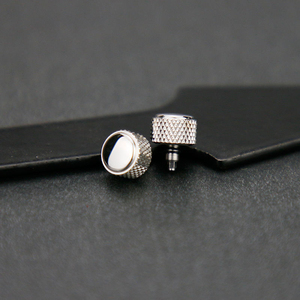 OEM Custom Watch <b>Crown</b> 316L Stainless Steel Advanced polishing Knurled for NH35 9015 No Logo 20ATM High Precision CNC Machining - Product Image 1