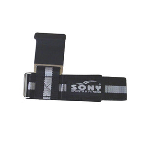 สายรัดข้อมือนีโอพรีน SONISPO ปรับระดับได้ พร้อมตัวล็อคสีดำแดง กันลื่น สำหรับยกน้ำหนัก ฝึกความแข็งแรง ใช้ได้ทั้งชายและหญิง - Product Image 2