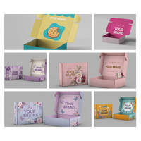 Boîte d'expédition personnalisée imprimée, emballage cosmétique de luxe, boîte en papier imprimée pour fabricants de produits de soin, maquillage et beauté