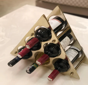 Porte-vin en métal noir funky support artistique unique parfait pour exposer des bouteilles de vin dans les maisons disponibles au prix de gros - Product Image 4