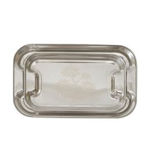 Plateaux de service alimentaire, meilleures ventes, forme ronde personnalisée, vente en gros Direct, fournitures en vrac, plateaux métalliques pour hôtels, Designs populaires - Product Image 3