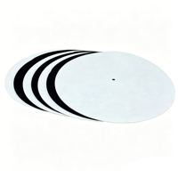 Tapis en feutre haute densité 3 mm universel pour platine vinyle, anti-vibrations, pour lecteur de disques vinyles LP
