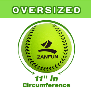 Pelota de Béisbol de Espuma Suave de 11 Pulgadas con Logotipo Personalizado, Pelota Antiestrés de Espuma de PU para Práctica de Bateo, para Niños Principiantes - Product Image 2