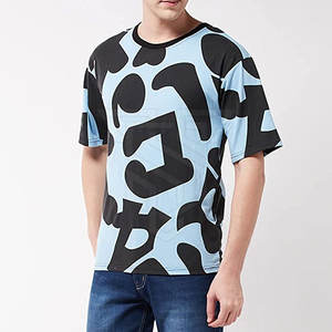 Camisetas de Hombre de Última Moda en Oferta, Camiseta Más Vendida Hecha de Algodón y Poliéster, Camiseta Personalizada con Hombros Caídos - Product Image 3