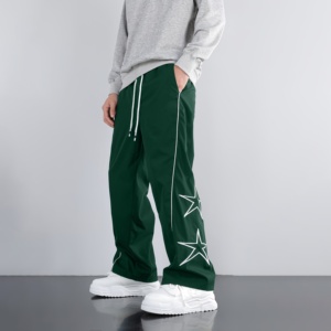 Pantalon de survêtement ample pour homme, nouvelle conception, qualité supérieure, coupe décontractée, jambe large, style streetwear - Product Image 1