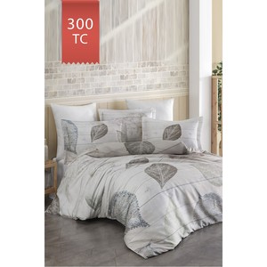 Juego de Funda Nórdica Varol Royal Satin 300TC, Funda Nórdica Doble para Tamaño Familiar - FOLIA, Tela Satinada Tejida, Queen, King, Twin, Hogar, Boda - Product Image 1