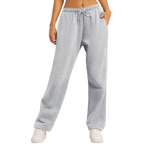 Pantalones de chándal de algodón orgánico de alta calidad para mujer, venta al por mayor, proveedor de corredores de moda, pantalones de chándal cómodos para mujer, pantalones de chándal sueltos - Product Image 3