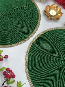 Napperons de tapis perlés de haute qualité pour les célébrations du Nouvel An de la décoration de Noël du Festival - Product Image 6