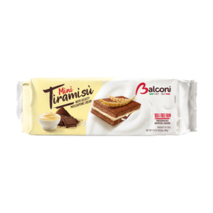 <b>Mini</b> Tiramisu <b>Cake</b> Fresh Chocolate Wafer Cookies Mascarpone Cream Snack 10 in 1 Pack <b>Box</b> - Product Image 1