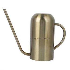 Brass Made Garden Ware <b>Plant</b> Watering Cane Gold Color With <b>Wooden</b> Handle Unique Design Designer Fancy Look Water Irrigation - Product Image 6