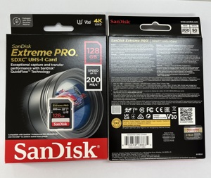 100% เดิม Sandisk SD Card สำหรับ SDXC U3 V30 128G - Product Image 4