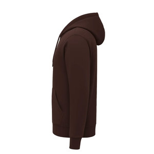Men's Brown <b>Fleece</b> Zip-Up Sweatshirt Regular Fit Casual Autumn Wear Hoodies Men's <b>Black</b> Solid Zip-Up Hoodie - Product Image 3
