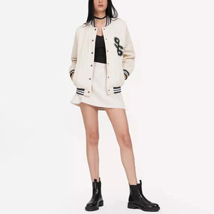 Factory Custom Design Varsity <b>Jacket</b> Color Combinations Women's Varsity <b>Jacket</b> Letterman Varsity <b>Jacket</b> for Women Custom - Product Image 1