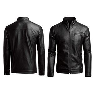 Chaqueta de cuero personalizada de alta calidad para hombre de Pakistán OEM más popular personalizable para la temporada de primavera - Product Image 4