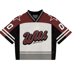 Camiseta de fútbol americano de malla personalizada, ropa deportiva transpirable estilo Streetwear para hombres y mujeres - Product Image 2