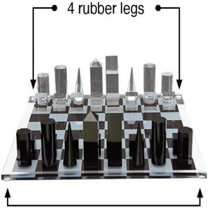 高級ユニークなLuciteアクリルチェスセット - Product Image 5