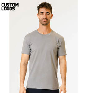 Camiseta holgada deportiva con cuello redondo para gimnasio para hombre al por mayor, Camiseta lisa de manga corta de alta calidad - Product Image 1