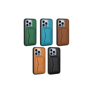 Étui portefeuille de luxe en cuir PU Netzy pour iPhone 13 Pro, 14 Plus et autres modèles - Support magnétique pour cartes, protection rabattable pour téléphone - Product Image 2