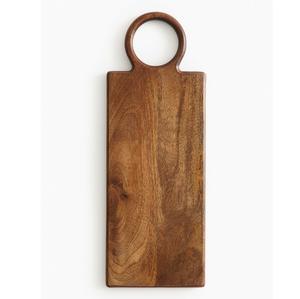 Tabla de cortar de madera maciza de acacia, tabla de picar para cocina, bandeja de servir tipo bloque de carnicero, venta al por mayor - Product Image 5