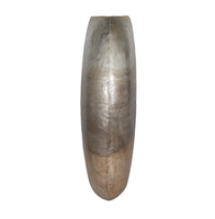 Dernier vase à fleurs en laiton doré de forme ovale pour la maison, le salon et la table de chevet pour le mariage et Pâques-Hot Selling