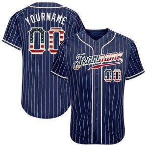 Maillot de baseball 100% polyester avec logo personnalisé pour équipe de softball, chemises pour hommes, impression numérique personnalisée, respirant, maillot de baseball - Product Image 3
