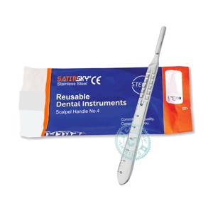 Poignée de scalpel pour lames de micro scalpel Instruments de qualité en acier inoxydable fabriqués à partir de AISI 420 - Product Image 3