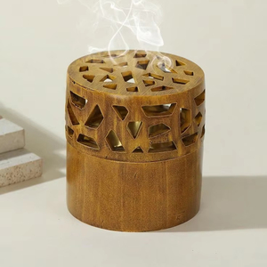 STAND 2025 nuevo quemador de madera madre perla Bakhoor quemador de incienso Madhkan quemador ArabicOud para fragancia casera para Ramadán - Product Image 4