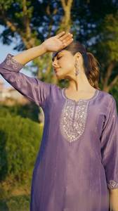 LAUNCHING NEW DESIGNER FESTIVE WEAR <b>KURTA</b> PENT WITH DUPATTA FABRIC HEAVY PURE CHINON WITH HEAVY EMBROIDERY WORK - Product Image 5