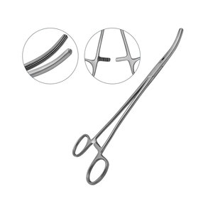 Forceps d'hystérectomie Powell Wertheim de haute qualité en acier inoxydable, équipement médical - Product Image 1