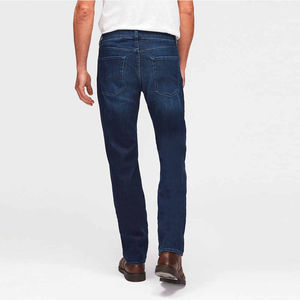 Pantalones vaqueros rectos ajustados para hombre, pantalones largos ajustados, Vaqueros cómodos, ropa informal para hombre - Product Image 2