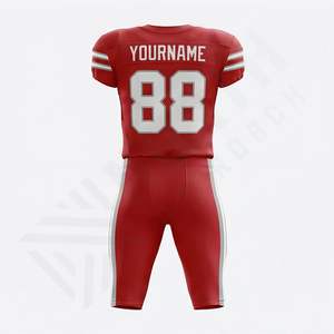 Bulk Competitive Price Men Embroidered Logo American Football Uniform All Team High Quality Quick Dry Polyester <b>Performance</b> <b>Wear</b> - Product Image 2
