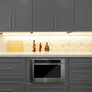 Colección artística, nuevo producto, juegos de armarios de cocina clásicos de madera maciza gris para muebles de habitación - Product Image 5