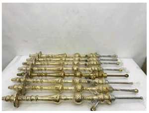 Sang trọng Shisha hookah Mô Hình 4 bộ hoàn chỉnh với sâu tay khắc tùy chỉnh thực hiện để Spec 80-100cm chiều cao thủy tinh & vật liệu đồng thau - Product Image 2