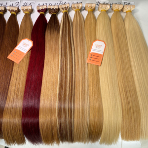 Proveedor al por mayor para extensiones de cabello humano vietnamita virgen de grado 12A cinta 100% en varios estilos de onda en varios colores - Product Image 4