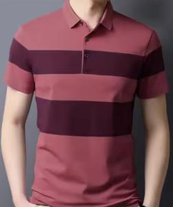 Vente en gros de polos pour hommes T-shirt à manches courtes 100% coton T-shirt personnalisé à col rond de haute qualité pour hommes Polo pour hommes - Product Image 6