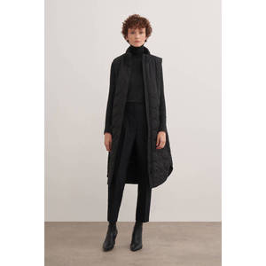 Chaleco Acolchado con Capucha y Ribete de Piel para Mujer, Talla Grande, Ropa de Invierno Impermeable - Product Image 4