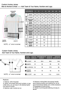 Ensemble de maillots de hockey sur glace conçus sur mesure avec logo imprimé Maillots de hockey sur glace sublimés personnalisés - Product Image 6
