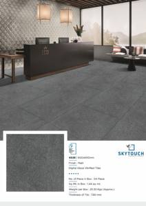 Vente en gros de carreaux de porcelaine mats pour hall d'entrée indien de 8.5mm d'épaisseur, tailles 600X600, différents types pour salle de bain ou sol intérieur - Product Image 4