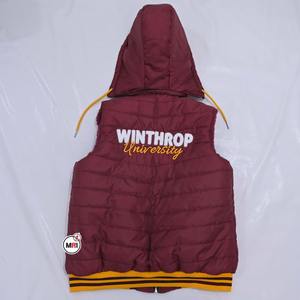 Gilet d'hiver multicolore rembourré sans manches logos de broderie couleurs unies pour hommes gilet pour hommes poche 5 dimensions - Product Image 6